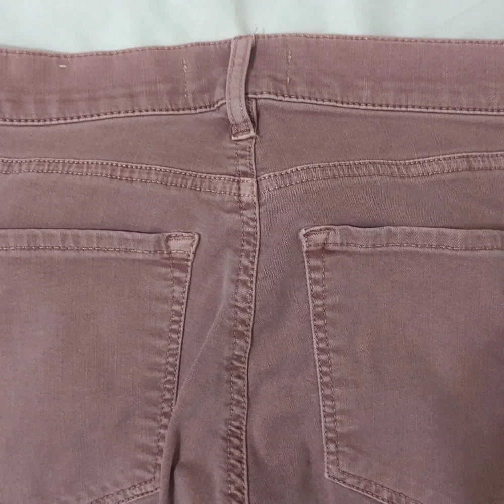 LOFT Modern Skinny Jeans, Color Dusty Mauve, Size 28 - Picture 9 of 14